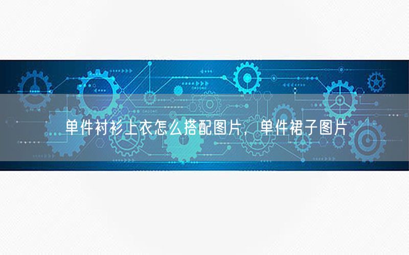 单件衬衫上衣怎么搭配图片，单件裙子图片
